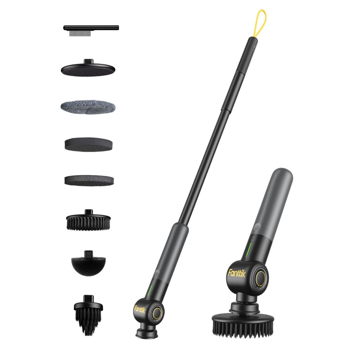 Fanttik G9 Pro Cordless Spin Scrubber - أسود