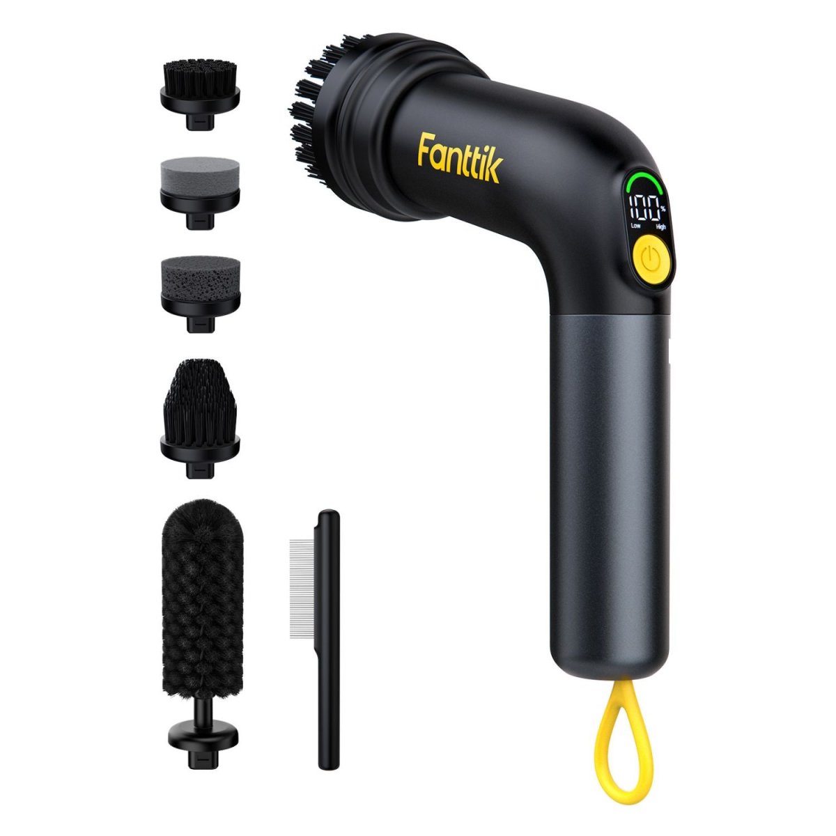 Fanttik G9 Handy Cordless Spin Scrubber - أسود