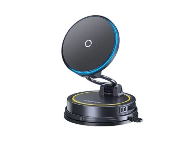 Baseus PrimeTrip VC2 Flex Pro شاحن سيارة لاسلكي مغناطيسي Mount Suction Cup Version - أسود كوني