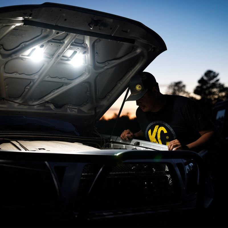 KC HILITES | CYCLONE V2 LED 2 LIGHT LIGHTING KIT | CLEAR gallery image