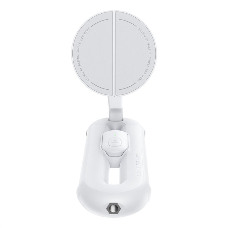 Baseus TechShot Dual-Support Phone Selfie Stick - Moon White gallery image