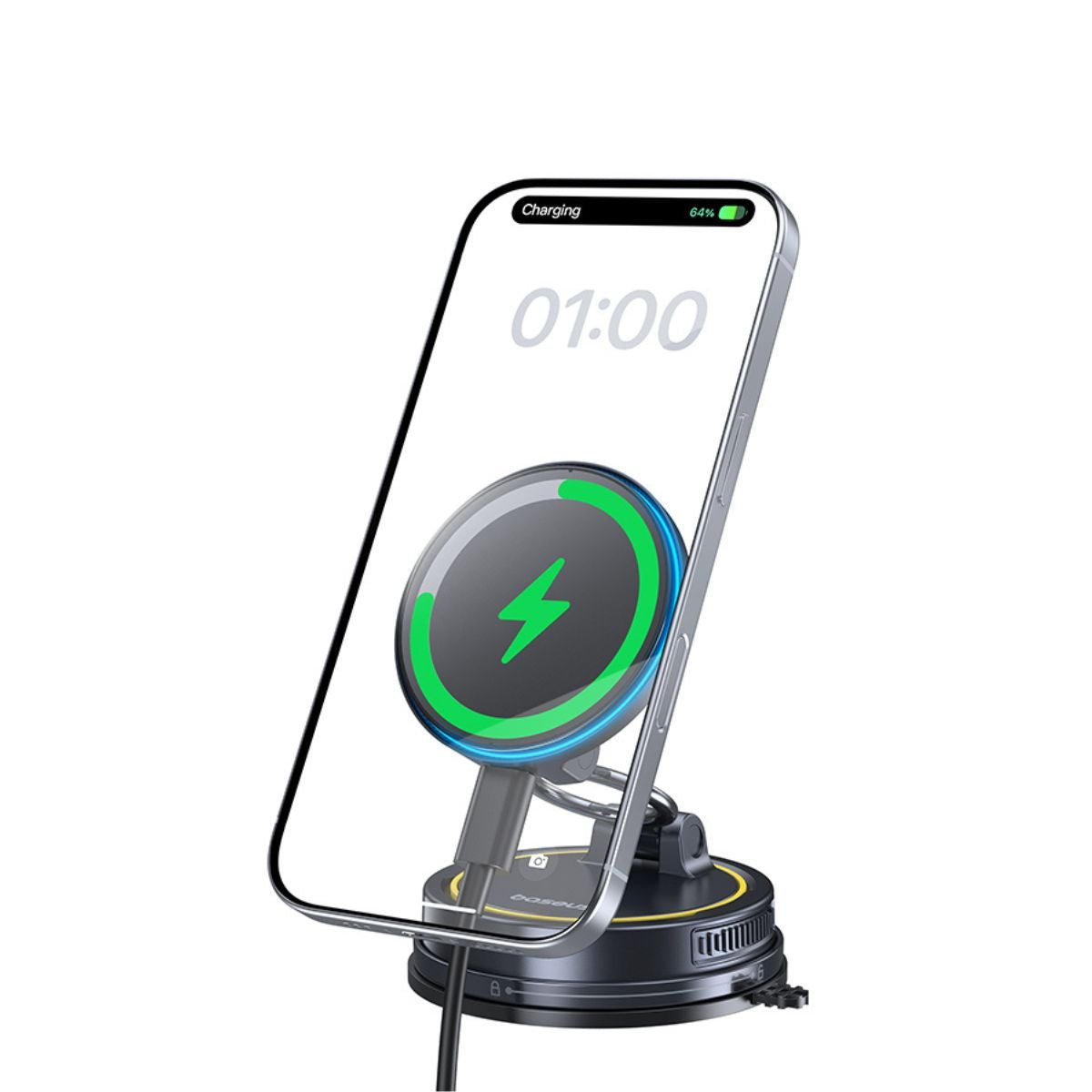 Baseus PrimeTrip VC2 Flex Magnetic Car Mount Suction Cup Version - Cosmic Black gallery image