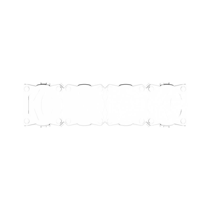 KC HILITES | FLEX ERA BAR HARD COVER | CLEAR EA gallery image