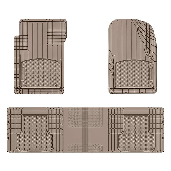 WEATHERTECH | UNIVERSAL TRIM-TO-FIT 3 PIECE FLOOR MAT | TAN gallery image