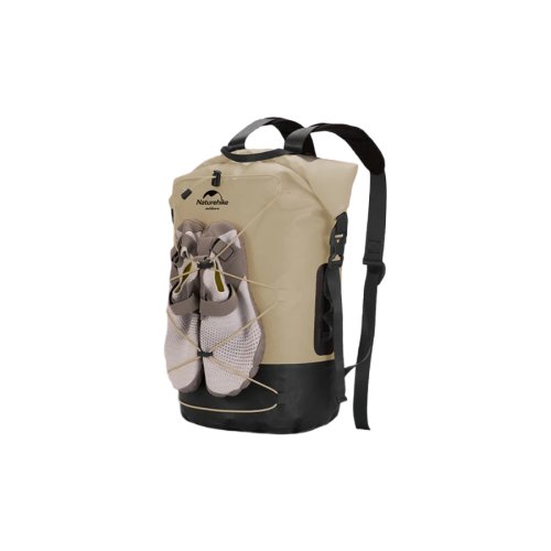 Naturehike TB03-Shimmer-TPU Wet and Dry Separation Waterproof Bag- Khaki (30L) (without shoes) gallery image