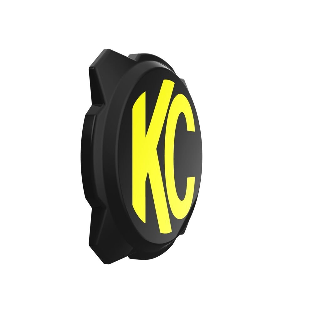 KC HILITES | GRAVITY LED PRO6 6 ′′ غطاء خفيف أسود أصفر شعار KC gallery image