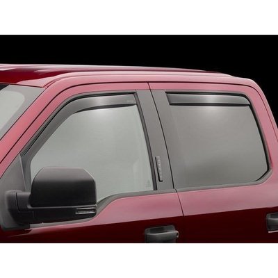 WEATHERTECH | SIDE WINDOW DEFLECTORS | 2021+ F150/RAPTOR/2023+ F250 | FR & RR | SUPERCAB gallery image