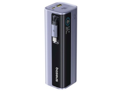 Baseus EnerGeek GR11 Power Bank with Retractable Cable 20000mAh 145W - Space Grey gallery image