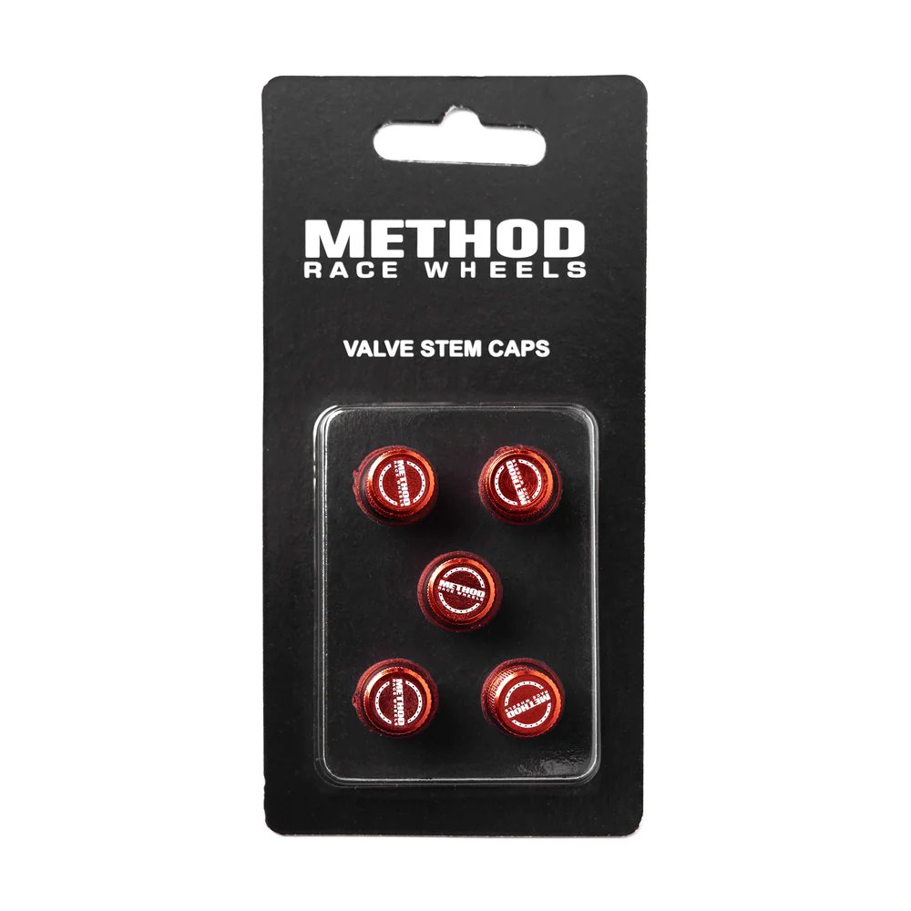 METHOD | VALVE STEM CAPS SET OF 5 | BLACK gallery image